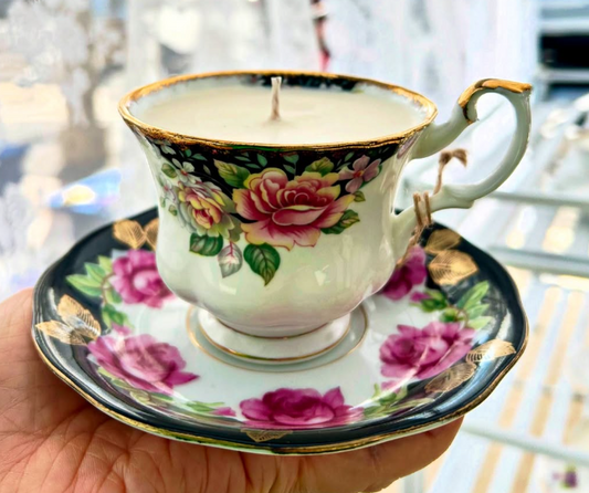 Vintage Teacup Candle