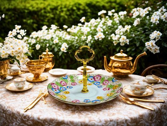Multi color baby flower trinket tray